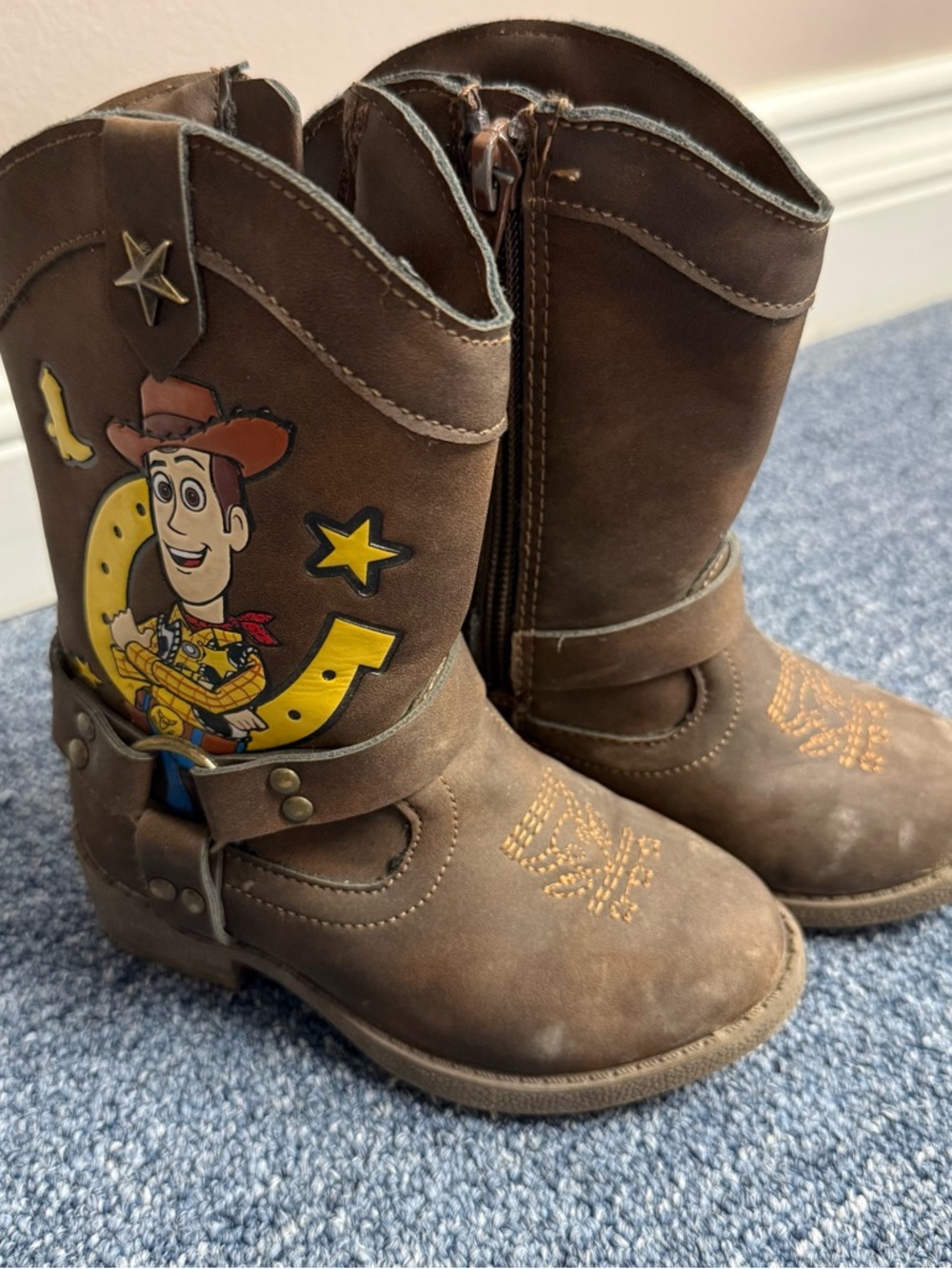 Disney Pixar Toy Story Woody Cowboy Boots Size 7